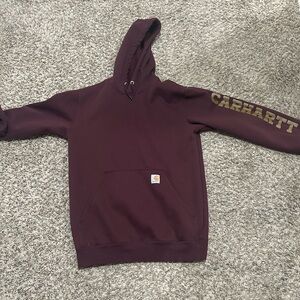 Maroon Carhartt hoodie